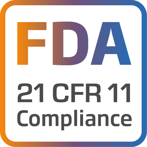 Produkt-Label: FDA 21 CFR 11 Compliance | Kraemer Elektronik Tablettenprüfgeräte